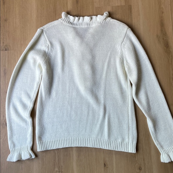 Cozy Casual Cream Knit pullover - Picture 5 of 6